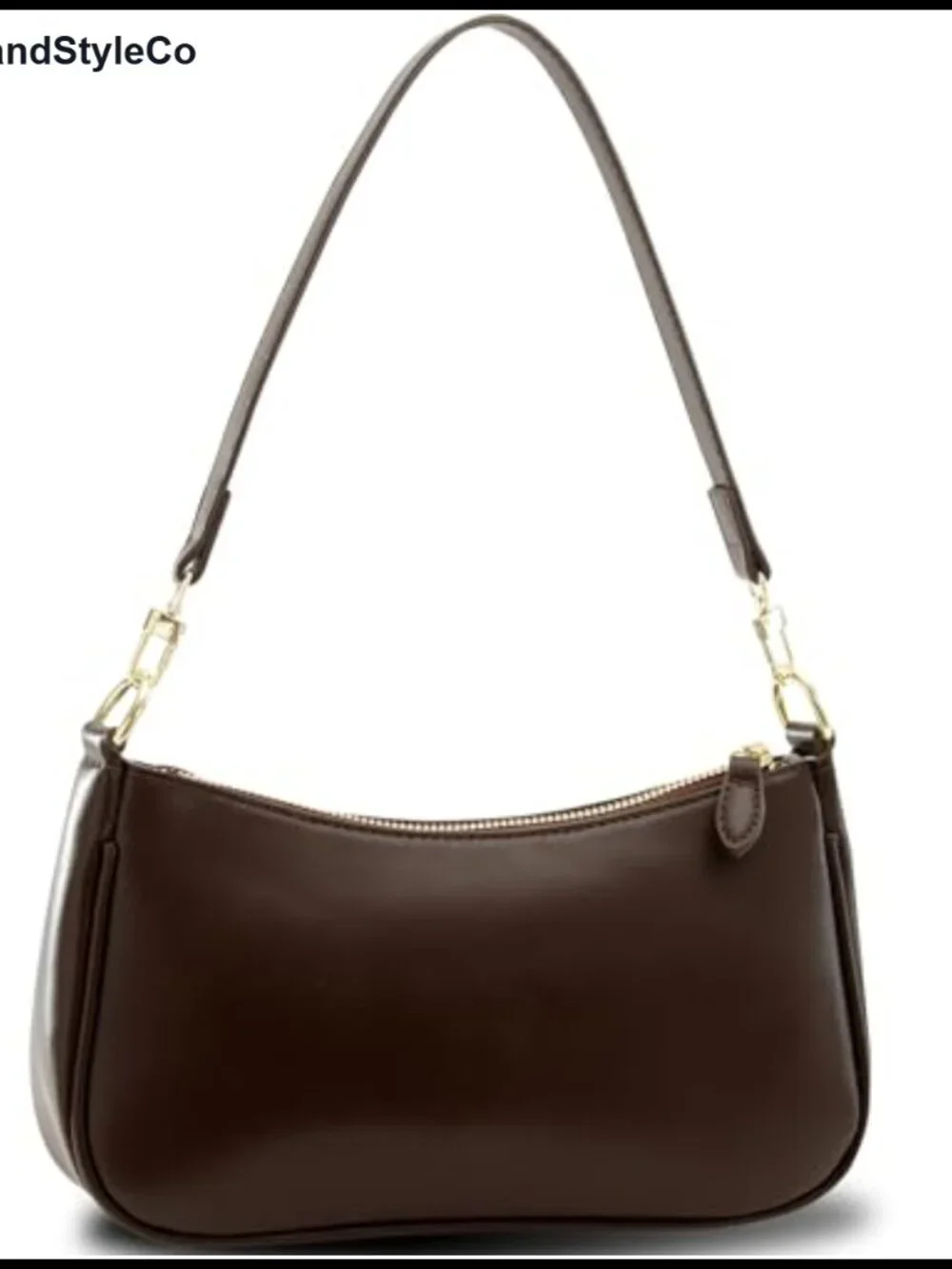 Vegan Leather Crescent Hobo Shoulder Bag Crossbody Purse for Women
